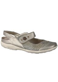 glitter sling back mary jane taupe