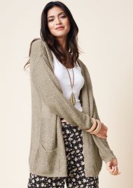 super soft pocket knit natural