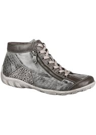 snake lace up boot grey