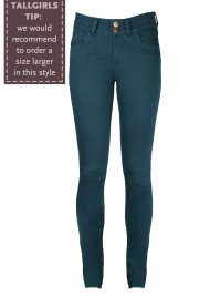 skinny jean teal 36L