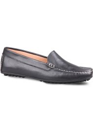 flexible moccasin black