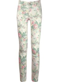 vintage flowers skinny jean spring
