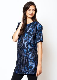 baroque tunic blue