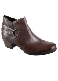ring ankle boot dark taupe