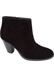 heeled ankle boot black