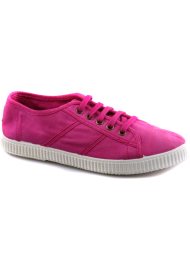 canvas lace up magenta