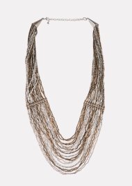 ange necklace gun metal
