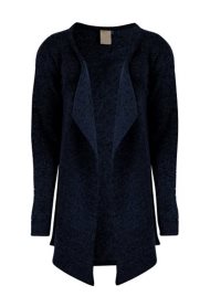 realaxed fit waterfall cardi navy