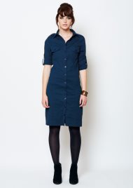 shirt dress navy