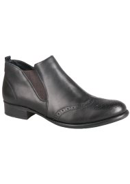 brogue chelsea boot black