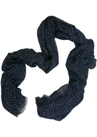 ditsy scarf navy