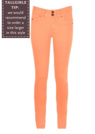 skinny jean coral peach 36L