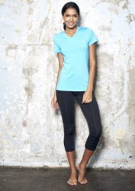 cropped running leggings black