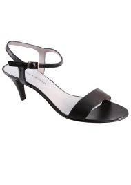 halter back sandal black