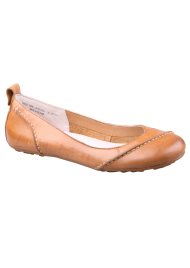 Hush Puppies flat pump tan