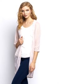 sheer long line cover up nude