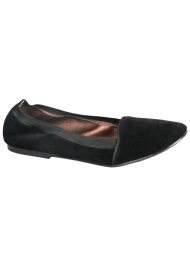 stretch slipper pump black