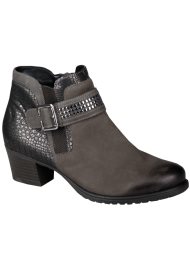 single strap ankle boot mocha