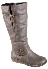 casual 3/4 boot taupe