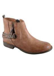 bridle ankle boot light tan