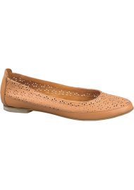 laser cut flower pump soft peach