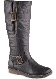 casual 3/4 boot black