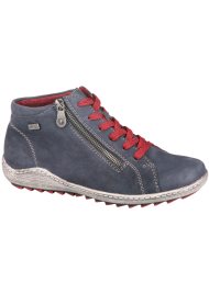 contrast lace boot navy