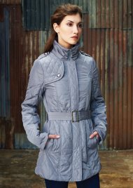 padded jacket grey