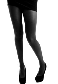 50 denier opaque tall tights black