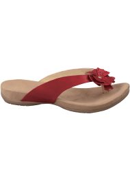flower t post footbed red