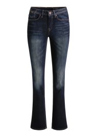 boot cut jean 36L blasted dark indigo