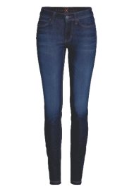 Dream skinny jean 36L creased wash blasted dark indigo