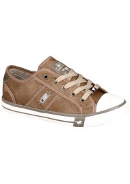 casual lace up dark tan