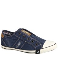 laceless canvas pump pale indigo denim