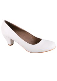 mid height bridal court white