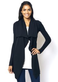 waterfall knit black