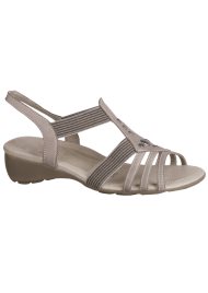 stud wedge gladiator taupe