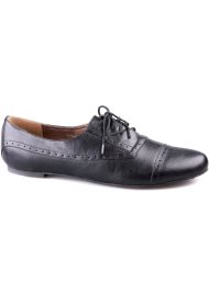 lace up brogue black