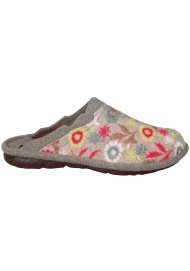 flowers house shoe beige