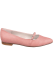 Flat pointy mary jane rose