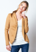 cropped blazer camel